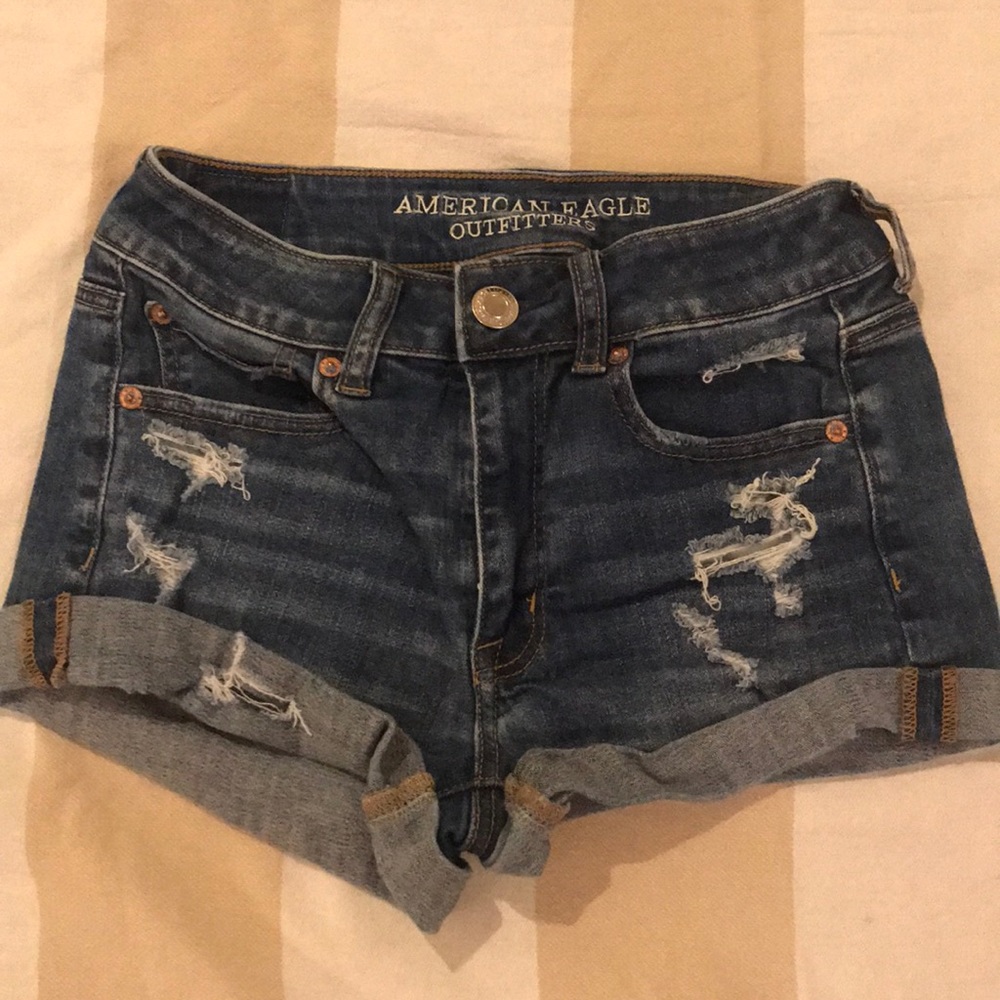 American eagle denim shorts